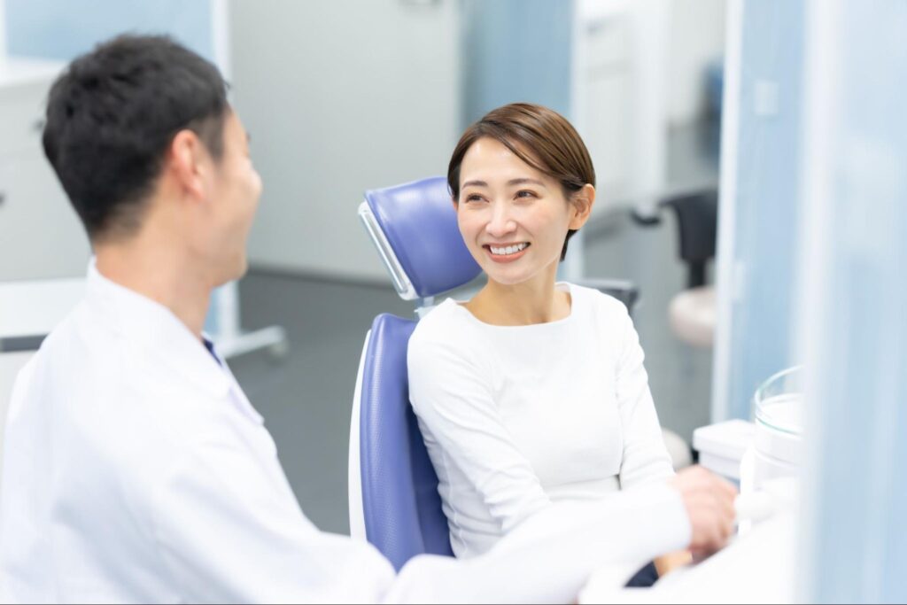 歯科医師と患者