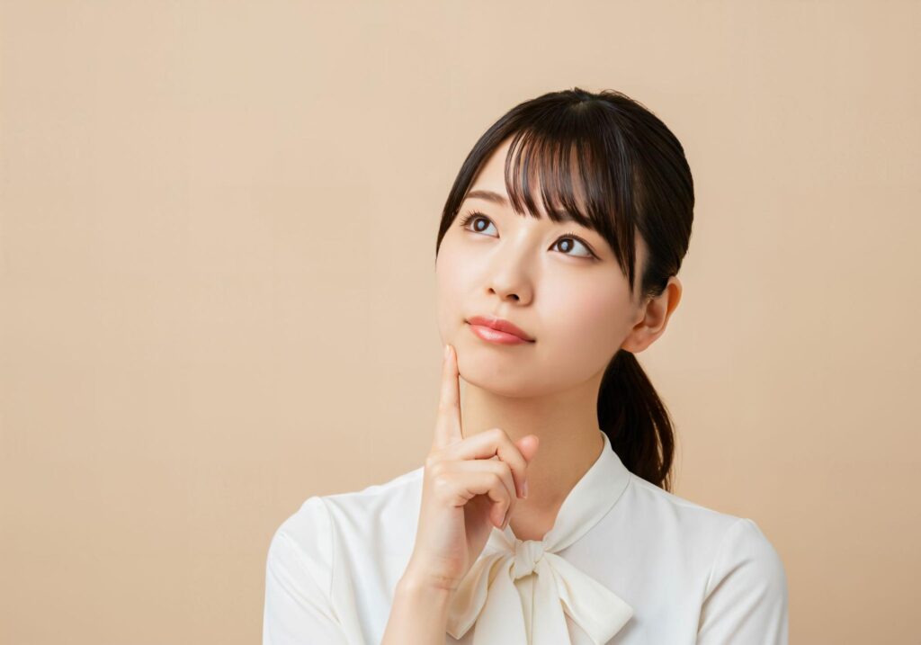 悩んでいる女性